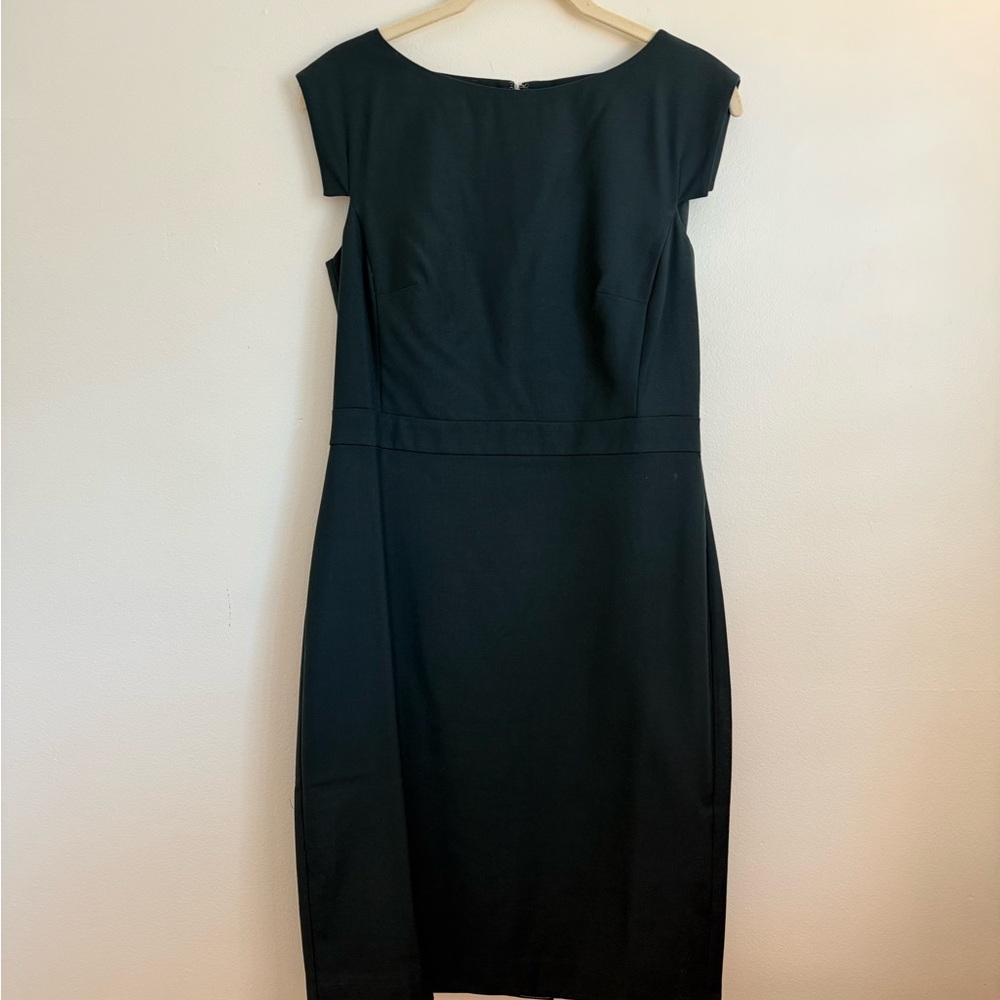 Ann Taylor Classic Suit Dress - Deep Emerald Green